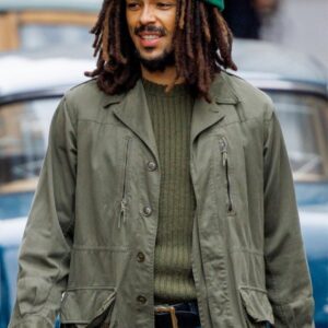 Bob marley one love kingsley ben-adir green jacket