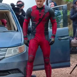 Ryan Reynolds Deadpool 3 Red Jacket