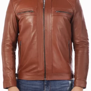 Men's Brown Leather Jacket